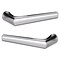Baldwin L024 Lever Bright Chrome Door Levers Bright Chrome L024.260.MR - alternate 3